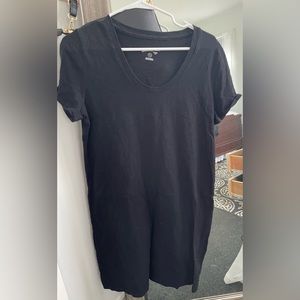 Black T shirt dress